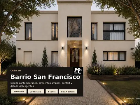 Casa en venta a estrenar en San Francisco