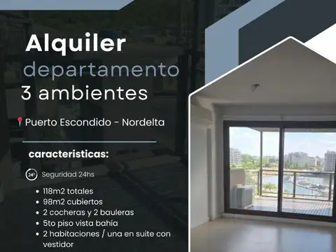 Departamento en Alquiler de 2 dormitorios