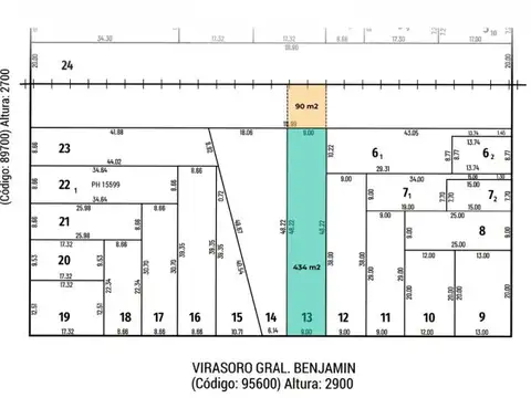 Virasoro 2940 , Piso 0