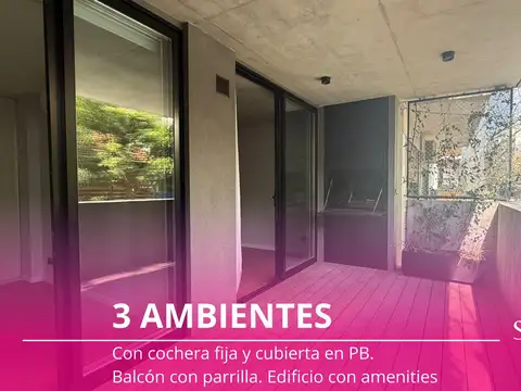 Alquiler - Departamento - 3 Ambientes - Caballito - Cochera