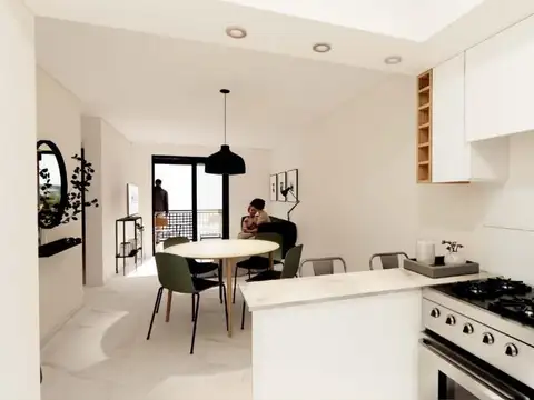 VENTA - Departamento 2 dormitorios, balcón y parrillero - Pichincha, Rosario