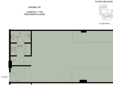 VENTA OFICINA PLANTA LIBRE EDIFICIO PREMIUM PALERMO