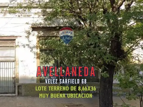 VENTA LOTE TERRENO AVELLANEDA A RECICLAR CRUCESITA