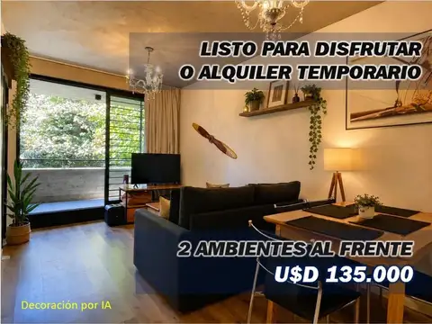 Depto 2 amb., balcón, sol, Alto Palerm