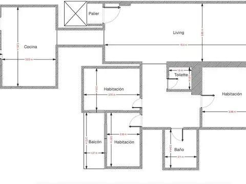 Departamento en Venta de 4 ambientes