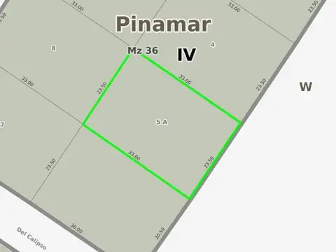 De Las Burriquetas e/ De los Trirremes y Arca de Noe