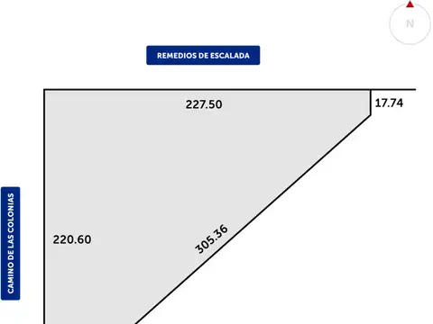 Remedios de escalada y Camino de las  colonias - Terreno. 