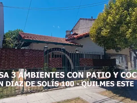 VENTA CASA 3 AMBIENTES QUILMES CENTRO APTO CREDITO