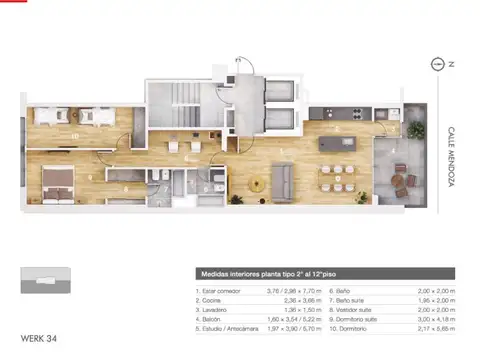 Departamento en Venta en Rosario, USD 200.000