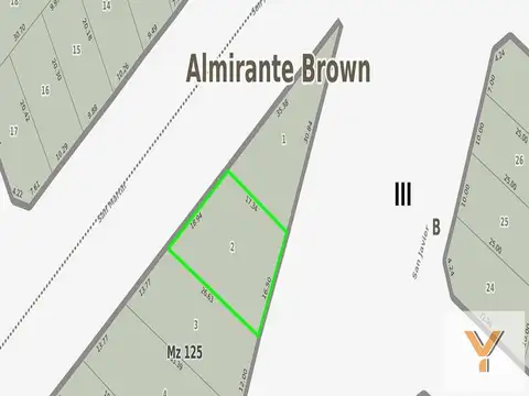 Terreno en Venta de 363,0 m2