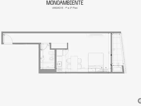 Departamento en Venta en Villa del Parque, USD 83.127