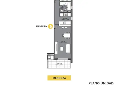 Venta departamento 1 dormitorio Echesortu Rosario