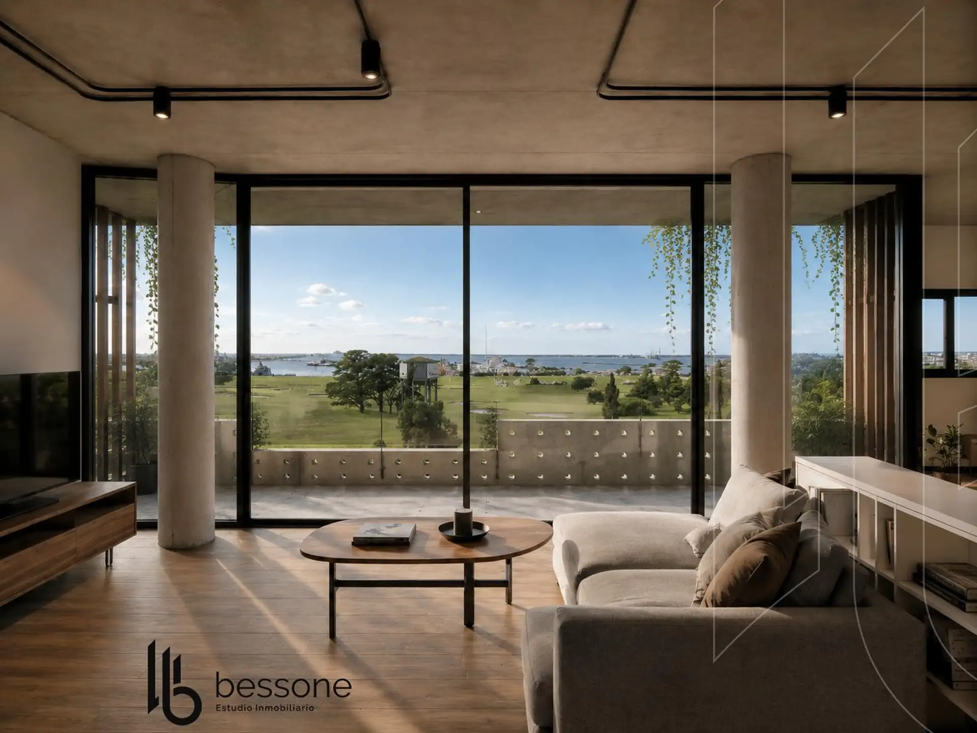 Depto 4 amb, 103m² con cochera cubierta — Playa Grande