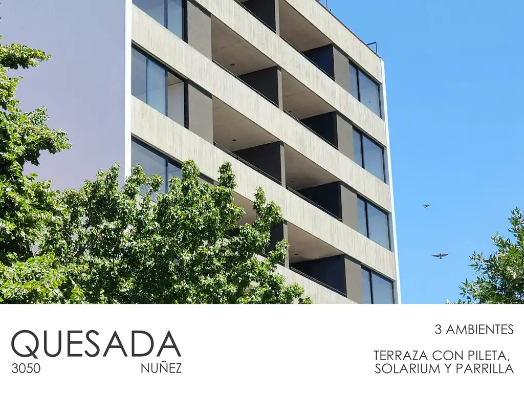 Quesada 3050 de  1, 2 y 3 Dormitorios