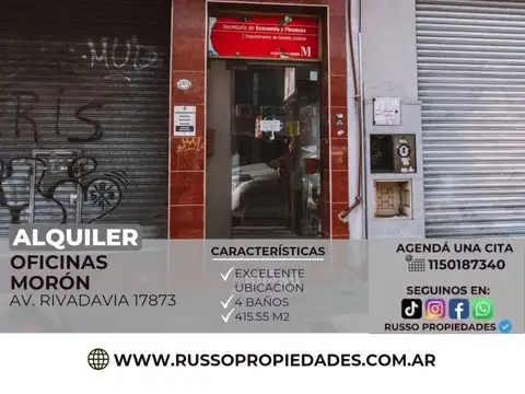 Alquiler oficinas comerciales Moron