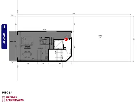 Departamento en Venta con 1 cochera