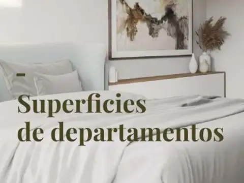 Departamento 2 ambientes con 2 baños