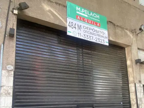 Depósito en Alquiler con Oficinas en Chacarita
