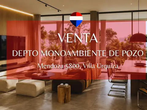 VENTA MONO AMBIENTE  DESDE POZO V. URQUIZA