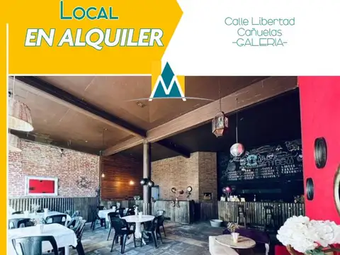 GRAN LOCAL EN ALQUILER EN PLENO CENTRO DE CAÑUELAS