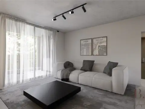 Departamento 2 ambientes con 2 baños