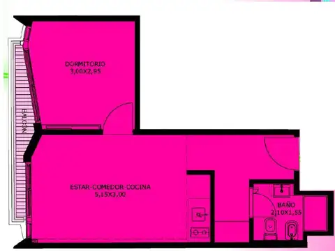 Departamento en Venta en Belgrano, USD 110.000