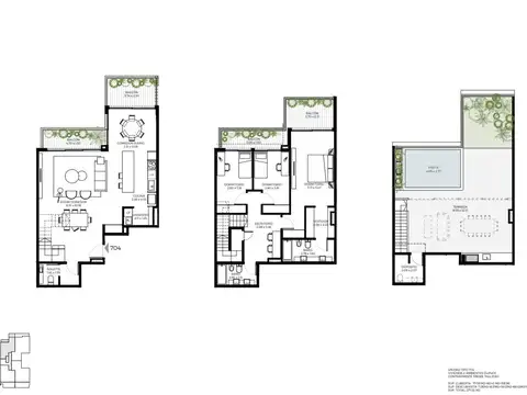 casa - triplex 4 ambientes piscina terraza y parrilla propia