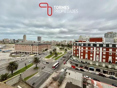 VENTA Departamento 1 ambiente con balcón y vista parcial al mar | Centro Mar del Plata