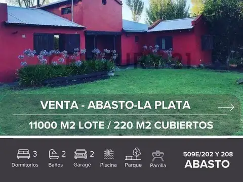 Venta de Casa, tres dormitorios en Abasto, La Plata.