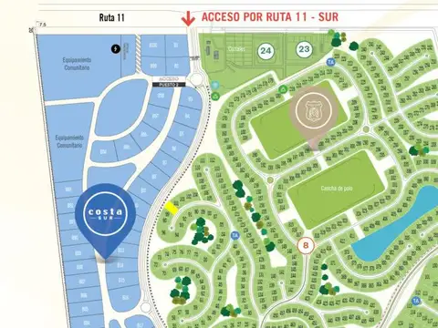 Terreno en Venta en Costa Esmeralda, USD 30.000