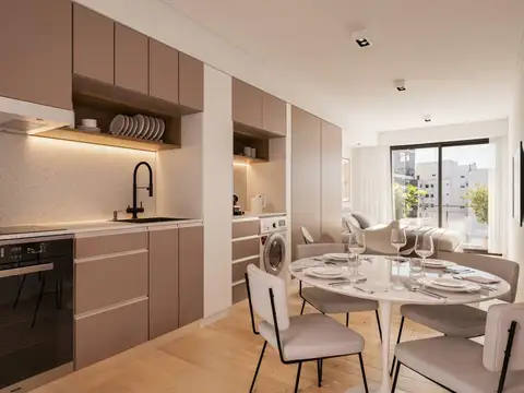 Venta de dos ambientes EN CONSTRUCCIÓN con balcón terraza en Nuñez