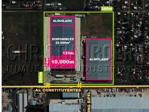 Galpon en Alquiler en Garin, USD 70.000