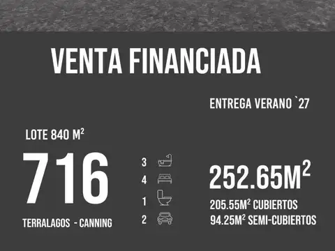 Casa en Venta en Canning, USD 640.000
