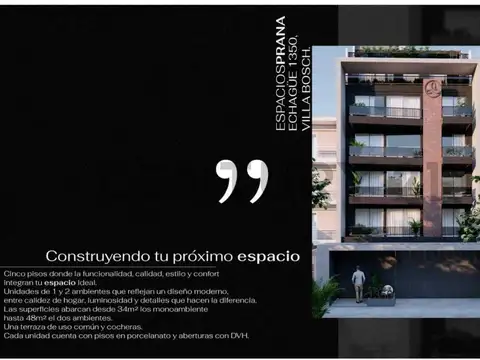 Venta depto MONOAMBIENTE POZO - Villa Bosch