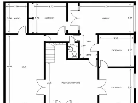 Departamento en Venta de 5 ambientes