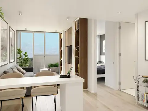 Departamento Monoambiente con 1 baño