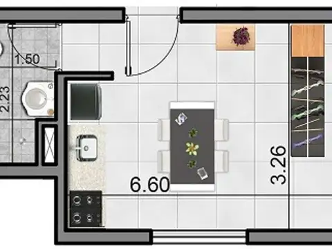 Departamento en Venta en Republica De La Sexta, USD 36.050