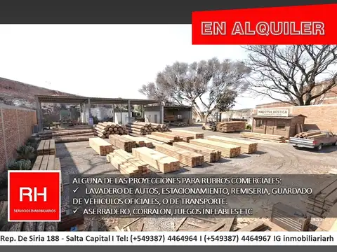 Terreno en Alquiler de 1000,0 m2