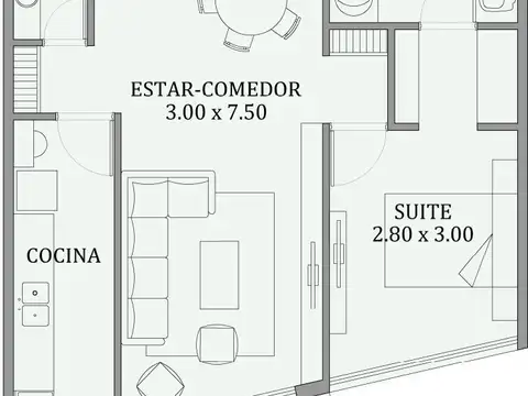 Departamento en Palermo Soho