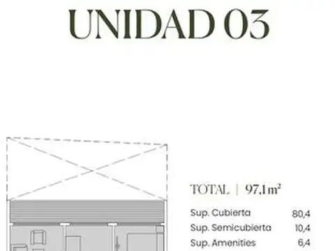 Departamento en Venta al Noroeste