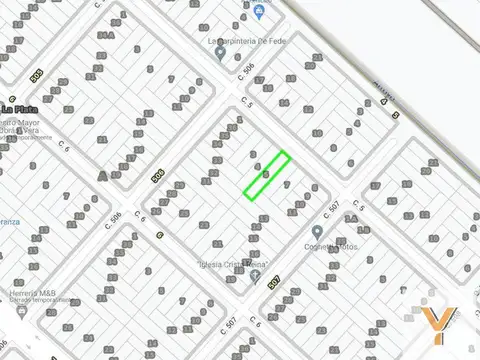 Terreno en Venta 10  mts Frente