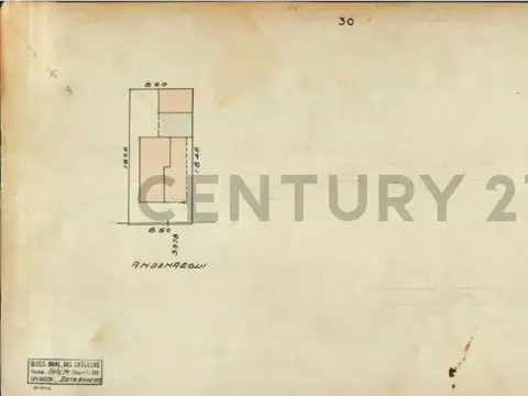 Terreno en Venta 8,50  mts Frente