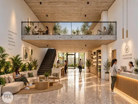Venta | local oficina en esquina con terraza en primer piso - cannes center - funes