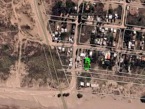 Lote nivelado a 100mtr del mar en B Sauce Grande