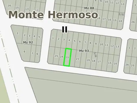 Terreno en Venta en Balneario Sauce Grande, USD 40.000