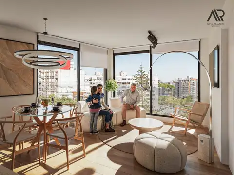 Apartamento de 2 dormitorios, con AMPLIA terraza en La Blanqueada. Entrega: 2028