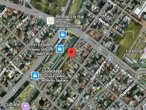 Departamento en Alquiler en Palermo, USD 850