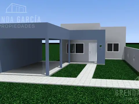 Casa 3 ambientes con 1 baño