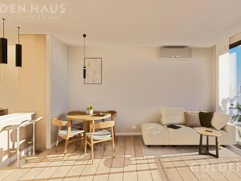 Departamento 2 ambientes en venta en Coghlan con amenities