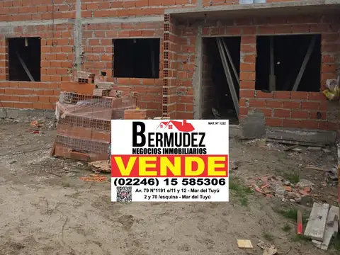 Venta Chalet 3 Ambientes Al Frente Calle 62 Entre 5 Y 6 Mar Del Tuyu Anticipo Y Cuotas 